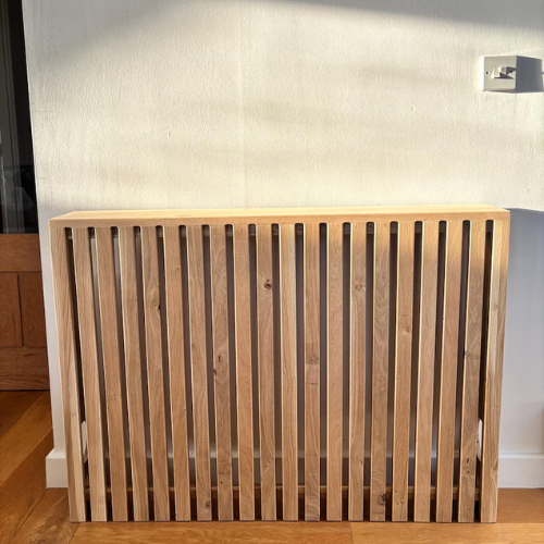 Solid Oak Vertical Radiator Cover