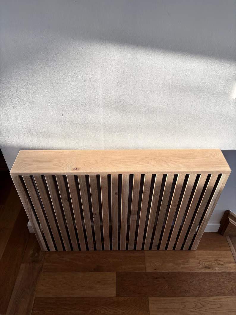 Solid Oak Vertical Radiator Cover