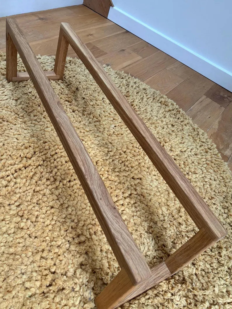 Solid Oak Minimal Shoe Rack