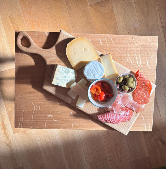 Artistic Oak Charcuterie Board