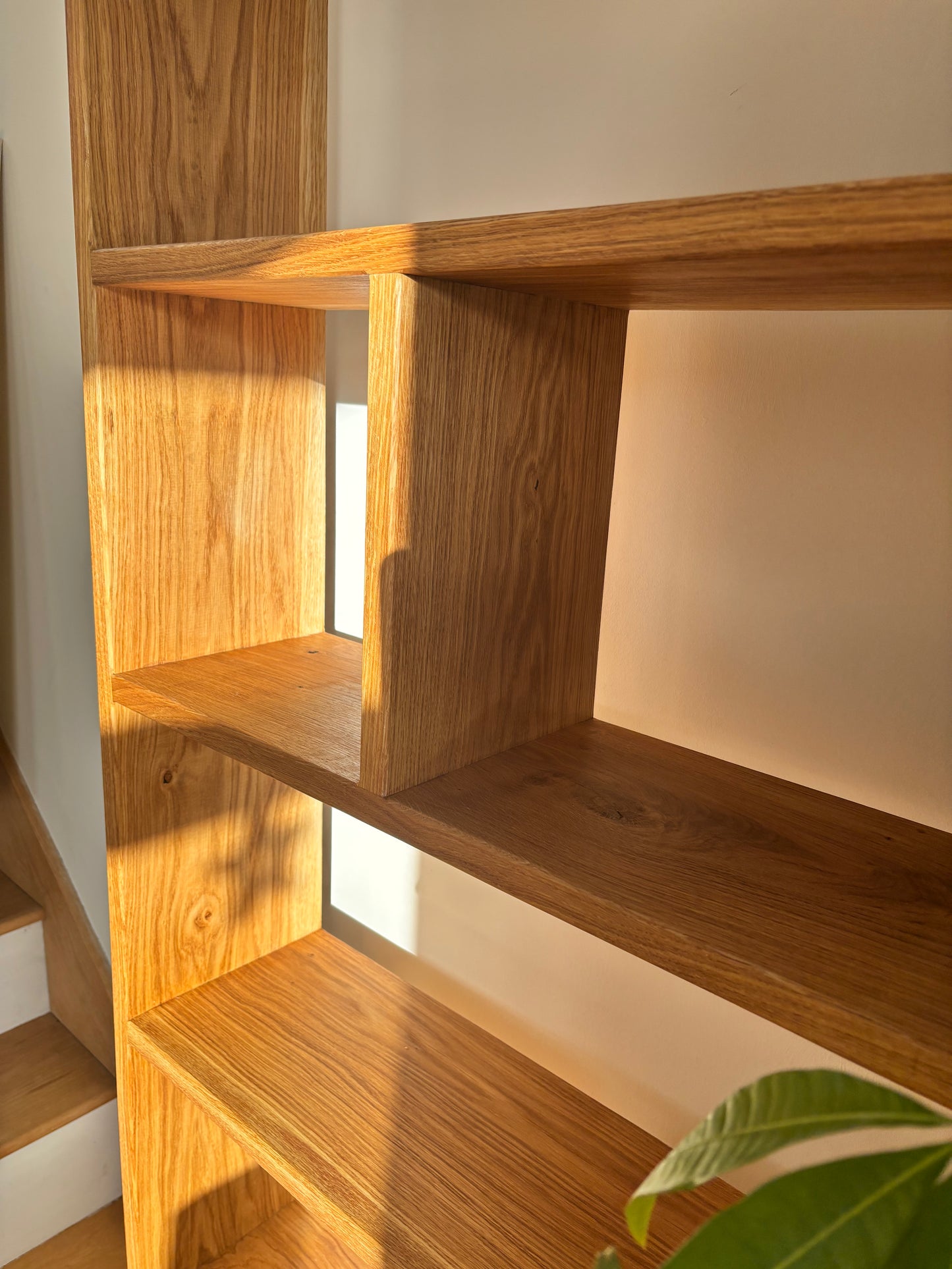 Solid Oak Bookshelf